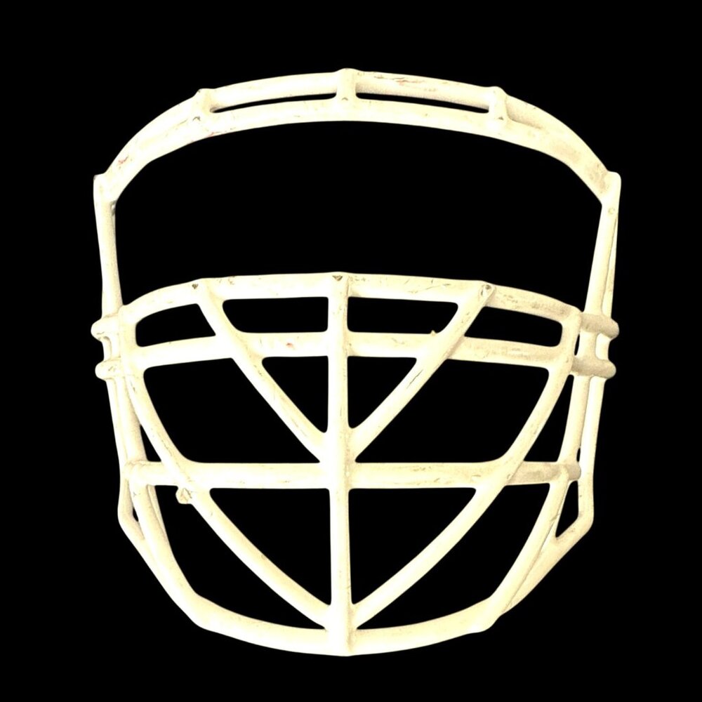 Riddell Custom Face Mask White for Full-Size Football Helmet Faceguard White Met